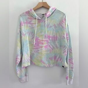 PINK Victoria’s Secret Tie Dye Cropped Pullover